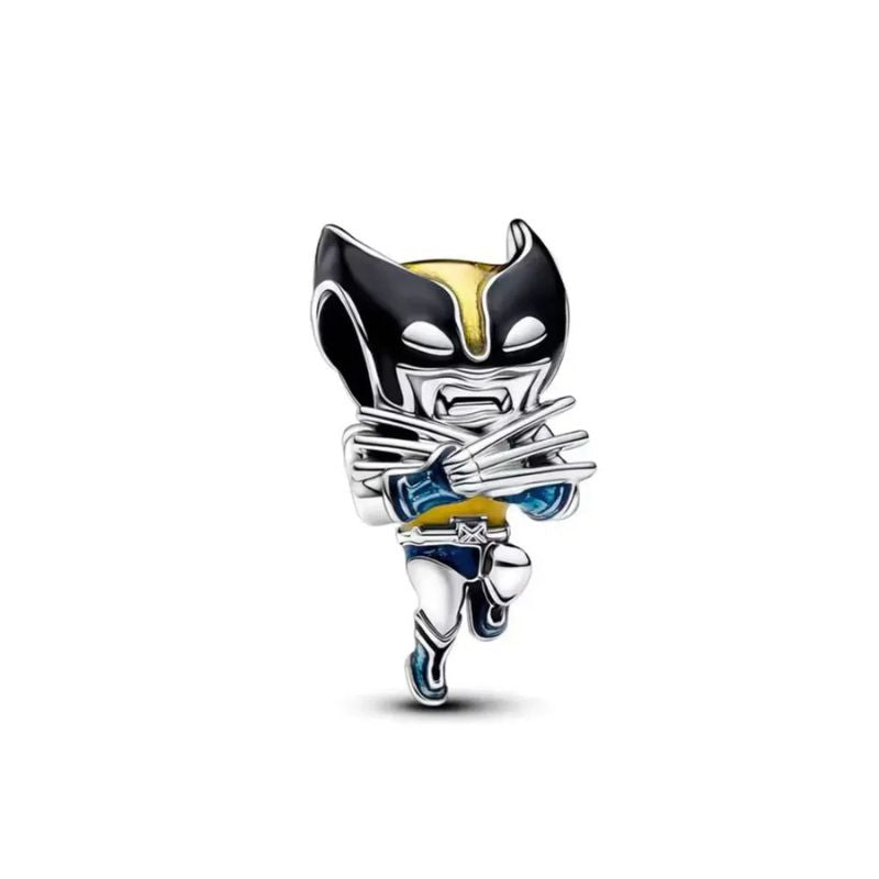 Conjunto Berloques Prata 925 Deadpool & Wolverine