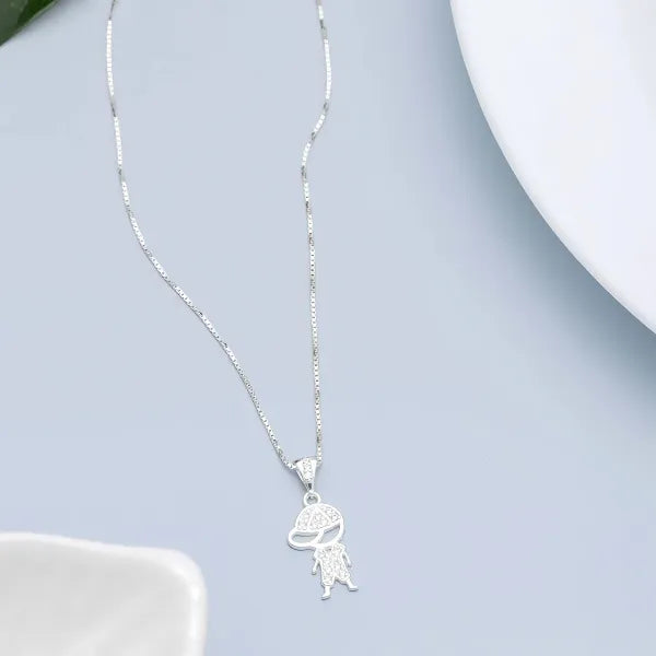 colar prata feminino
