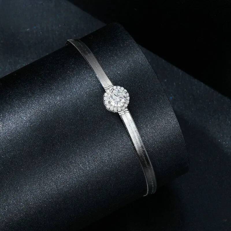 Pulseira de prata feminina