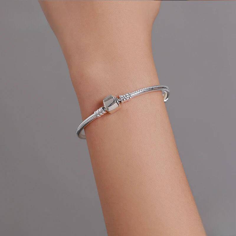 pulseira de prata feminina